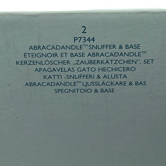 PartyLite Abracadandle Snuffer & Base P7344 Halloween Cat Pumpkin Ghost Decor - Picture 5 of 16